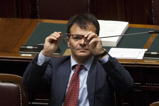 Foto Mauro Scrobogna /LaPresse 18-12-2013 Roma Politica Camera - legge stabilita' Nella foto: Stefano Fassina, viceministro economia Photo Mauro Scrobogna /LaPresse 18-12-2013 Rome Politics Chamber of Deputies - budget bill In the picture: Stefano Fassina, vice minister of economy